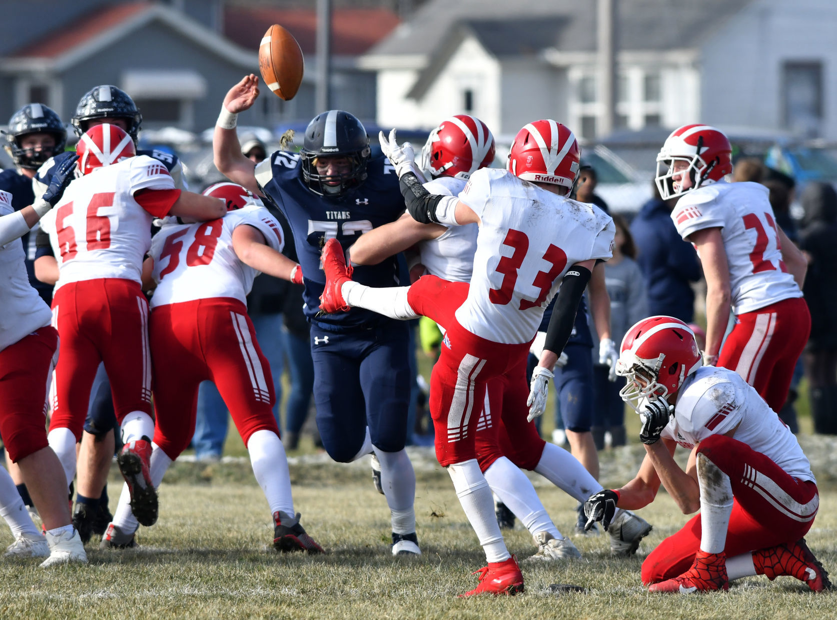 Morrison vs Annawan-Wethersfield in Class 1A football quarterfinal.